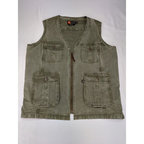 Kakadu Traders Virgil Lightweight Concealed Carry Vest 16MV04 Green Moss XL - Picture 1 of 10